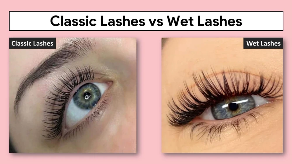 Wet Lash Extension vs Class Lashes