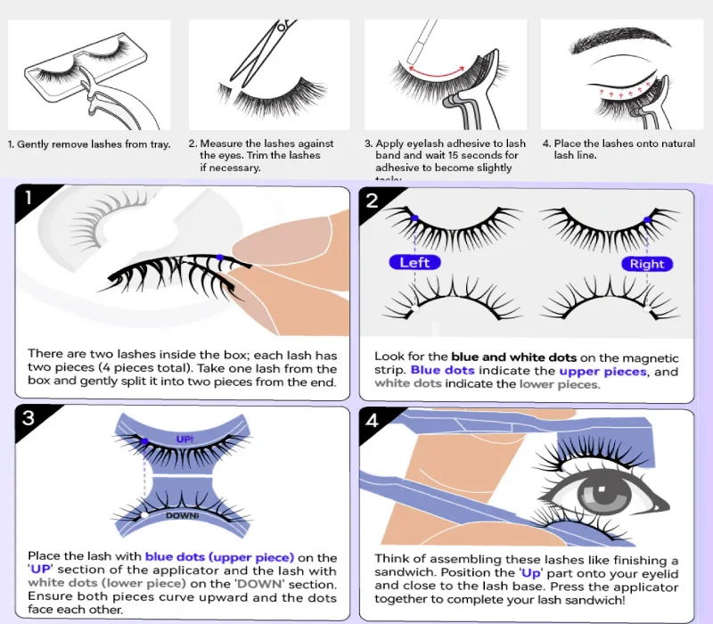 What Lash Glue Works With Magnetic and Regular Strip Lashes