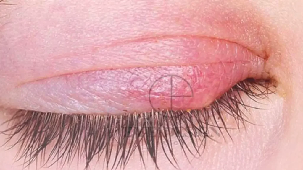 blepharitis from lash extensions