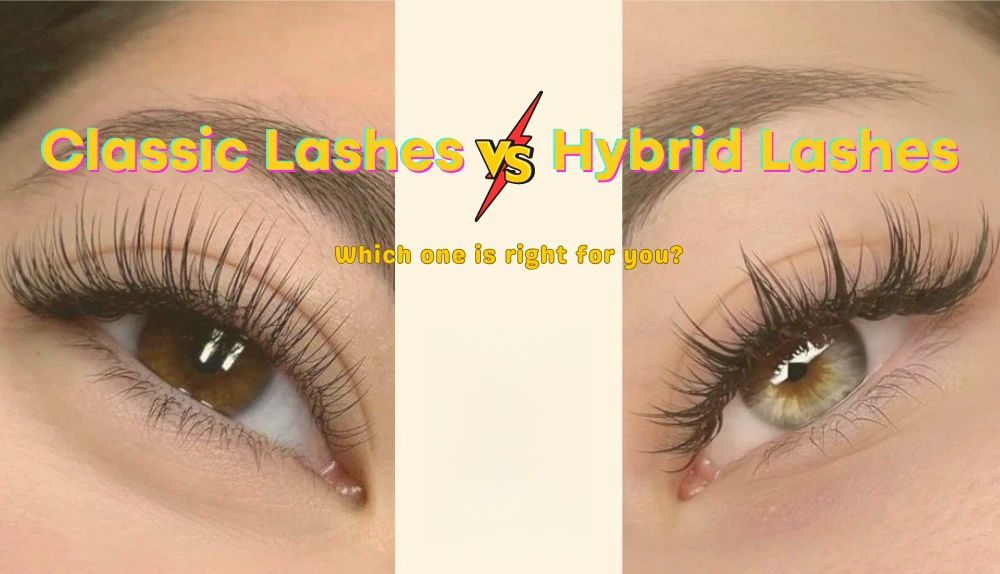 classic lashes vs hybrid