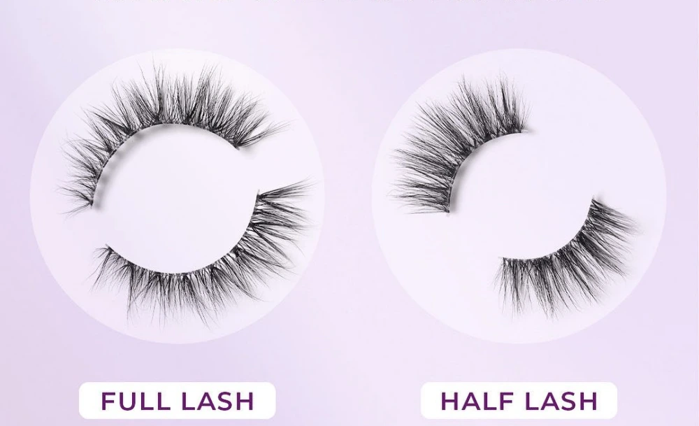 half lash vs full lash