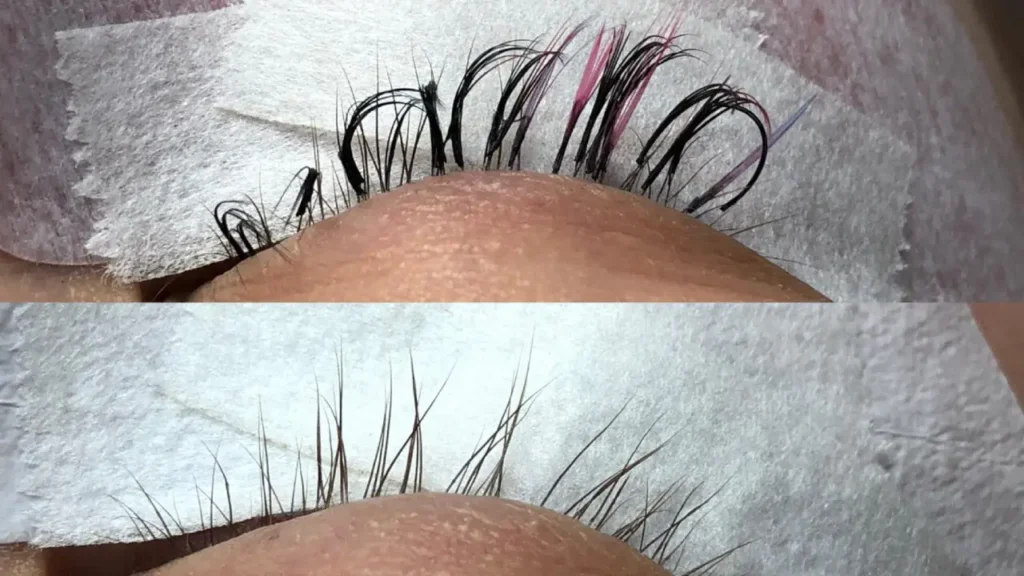 how to fix lash extensions