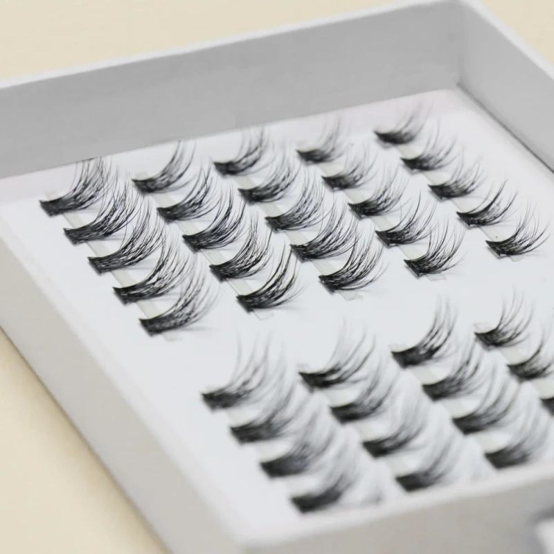 individual lash clusters