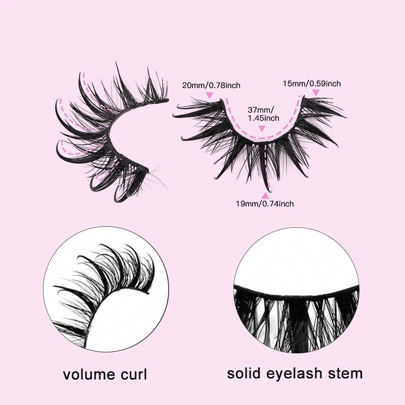 manga style lashes