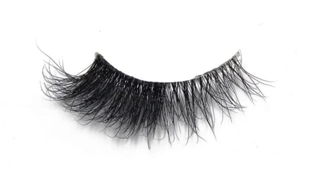 mink lashes with clear band