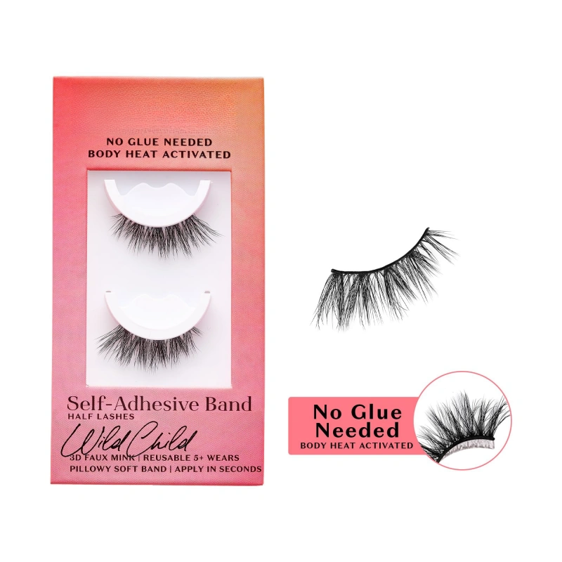 self adhesive half lashes