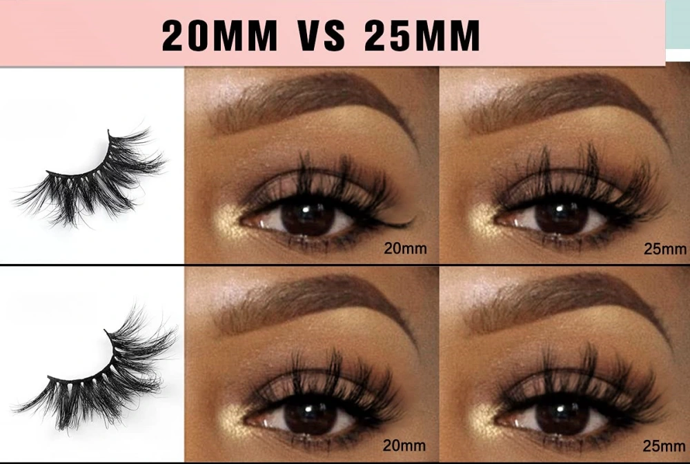 20mm Lashes vs 25mm