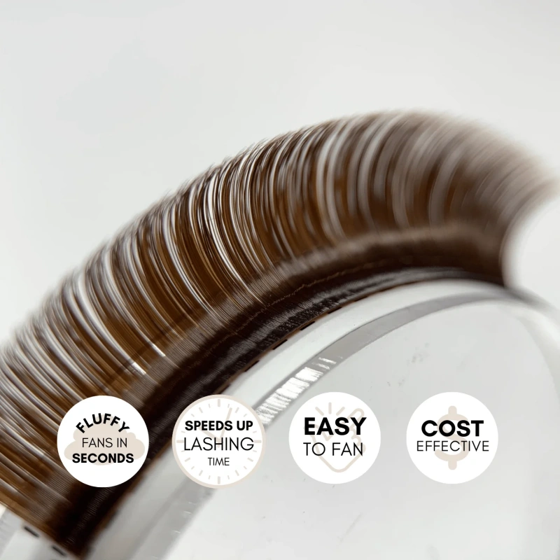 Brown Easy Fan Lashes