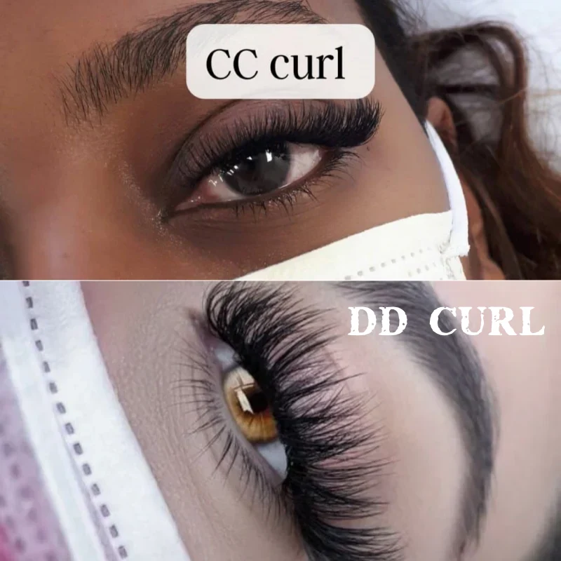 C Curl vs Cc Curl Lashes