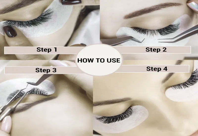 Classic Lashes Application Steps