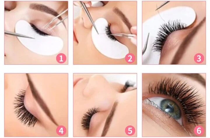 Lash Extensions Usage Steps 