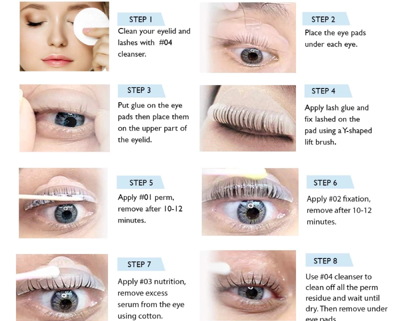 Lash Lift Usage Steps