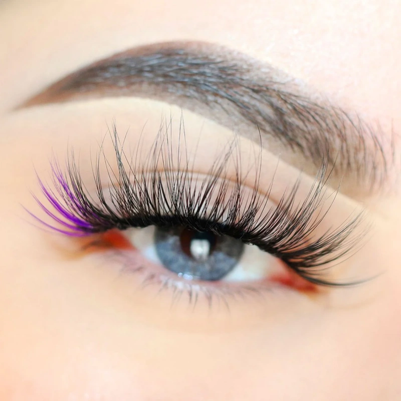 Lashes With Purple