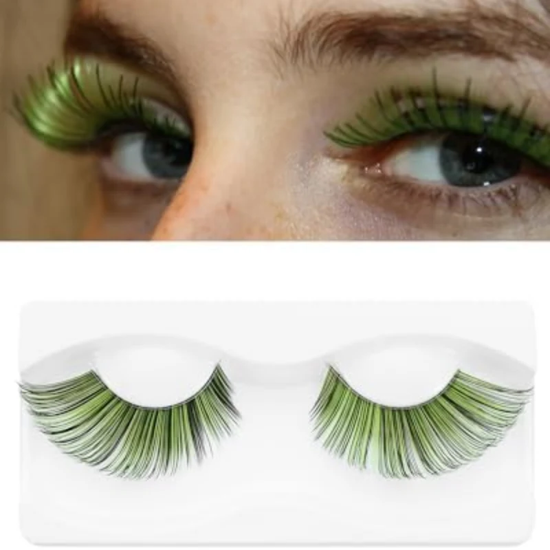 Long Green Eyelashes