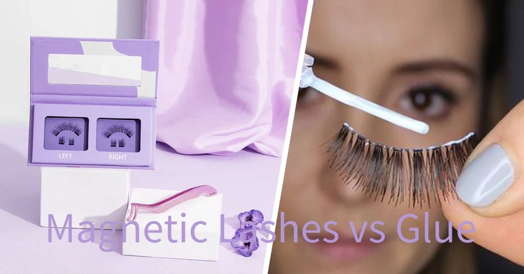 Magnetic Lashes vs Glue