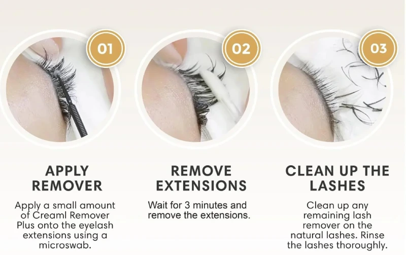 Methods to Safely Remove Permanent Lash Extensions