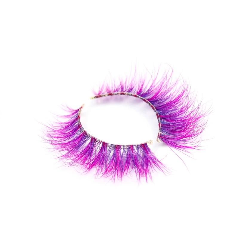 Purple False Lashes