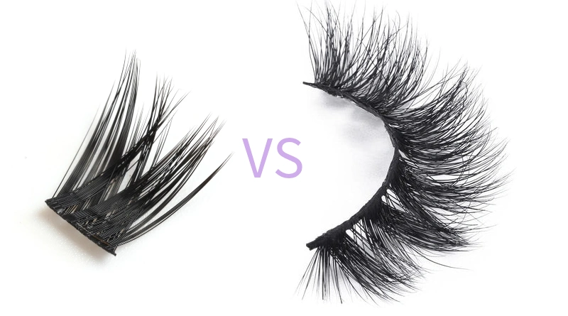 Strip Lashes vs Clusters