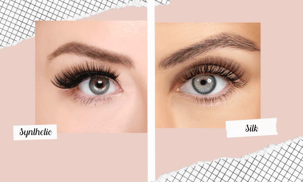 Synthetic vs Silk Lash Extensions