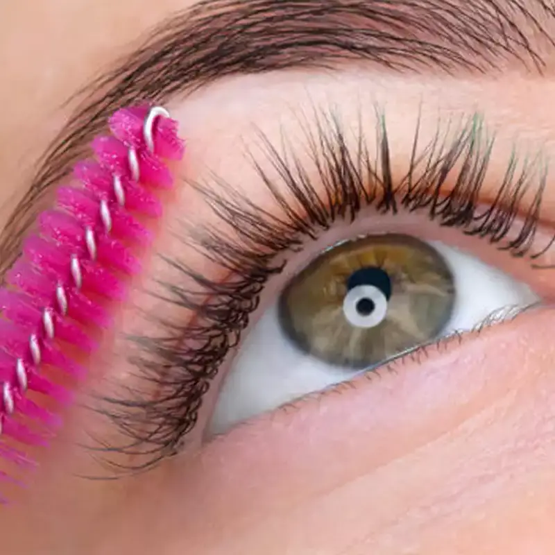 how do you brush lash extensions