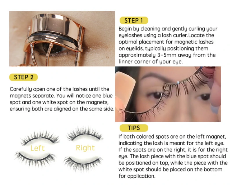 how to apply soft magnetic lashes