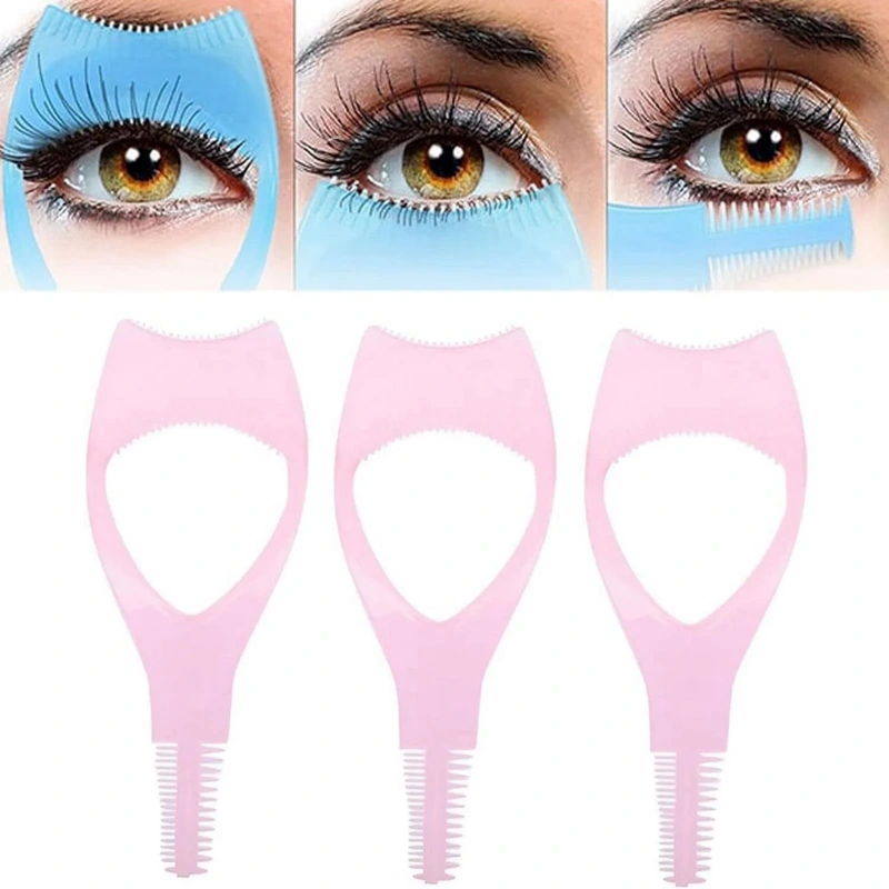 3in1 eyelashes tools mascara shield applicator guard
