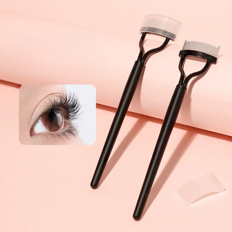 metal eyelash comb