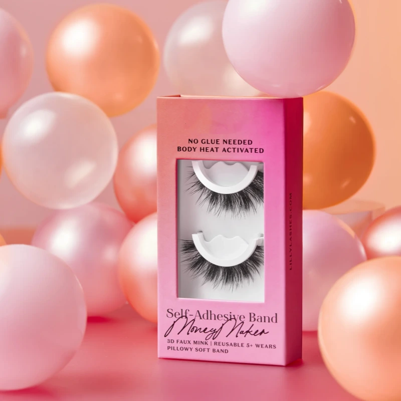 self adhesive lashes no glue