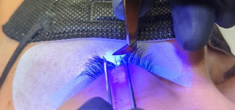 how to apply led lash extesions