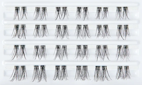 clear band lashes
