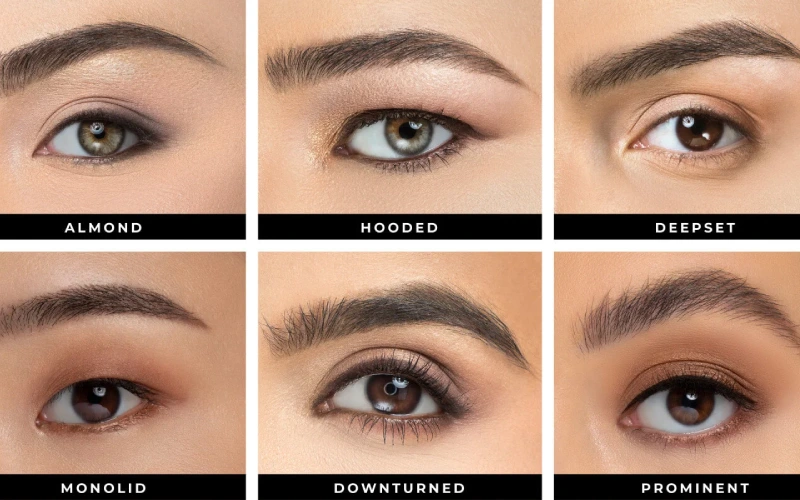 different eye shapes