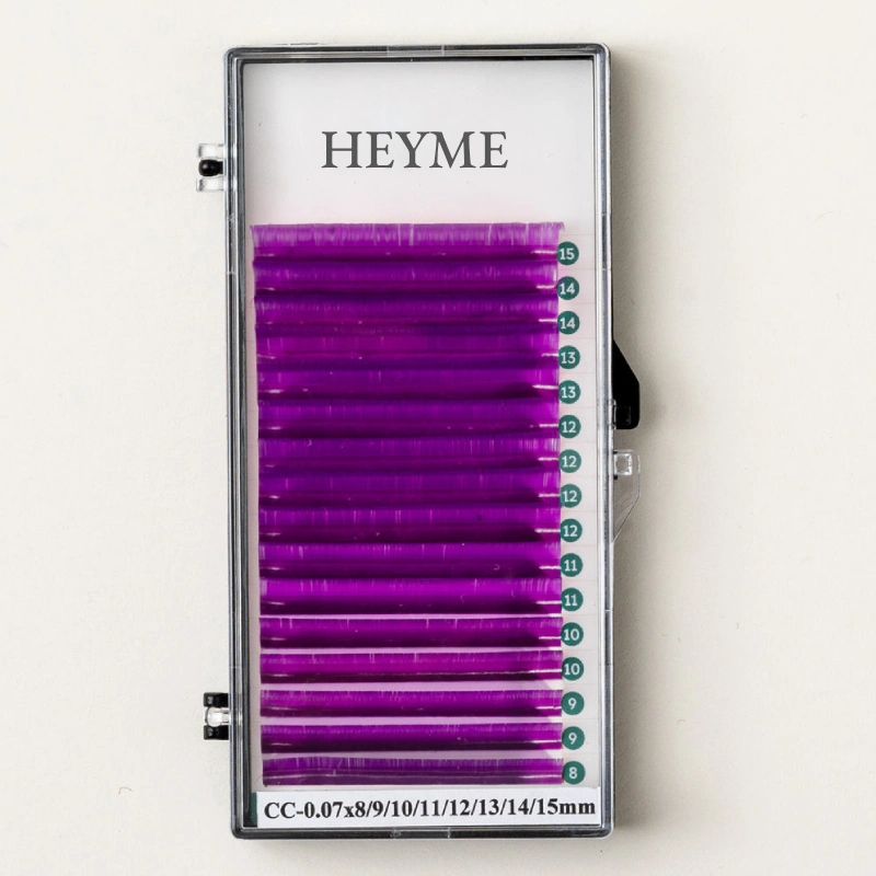 purple lashes