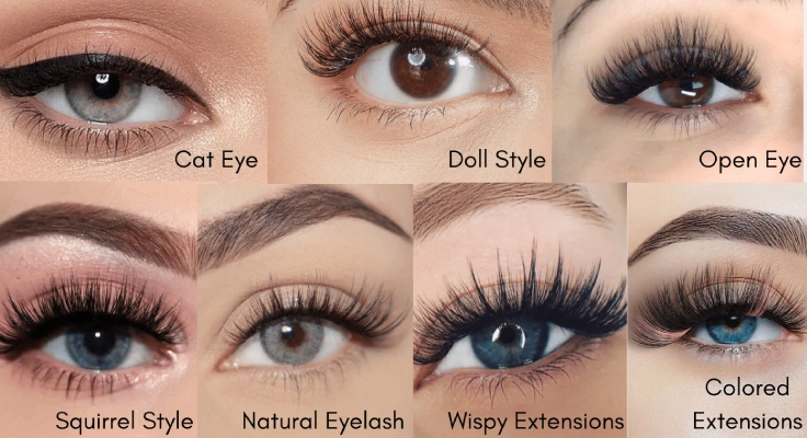 lash extension looks