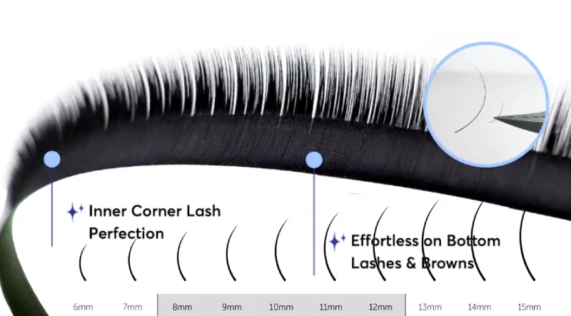 shortest lash extension length