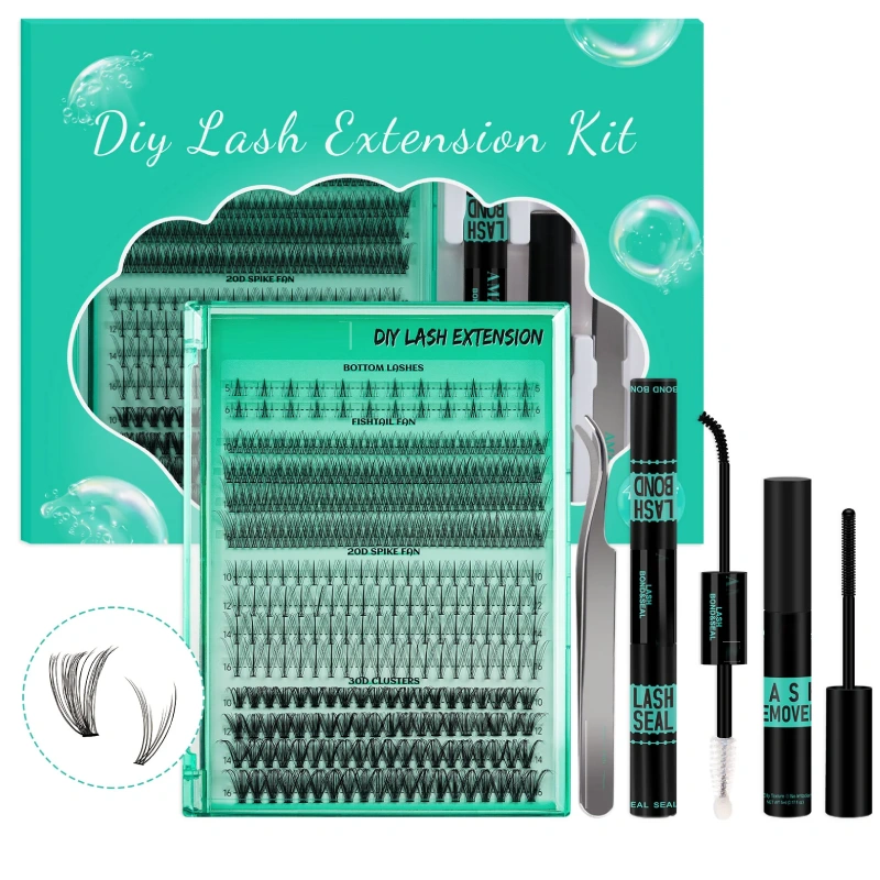 cluster eyelash extensions kit