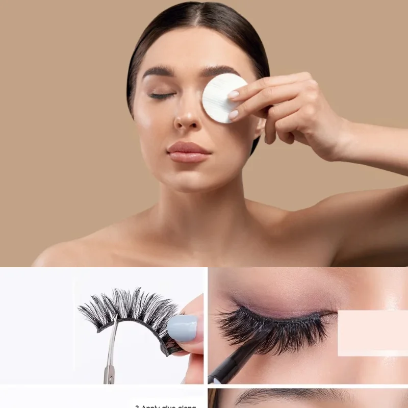 get eyelash glue off