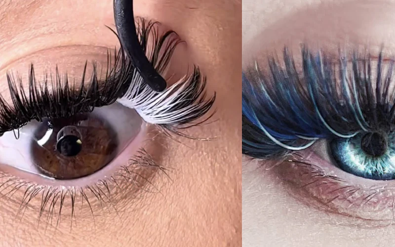 black and white lashes factory