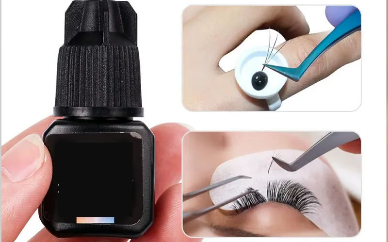 black glue for eyelashes