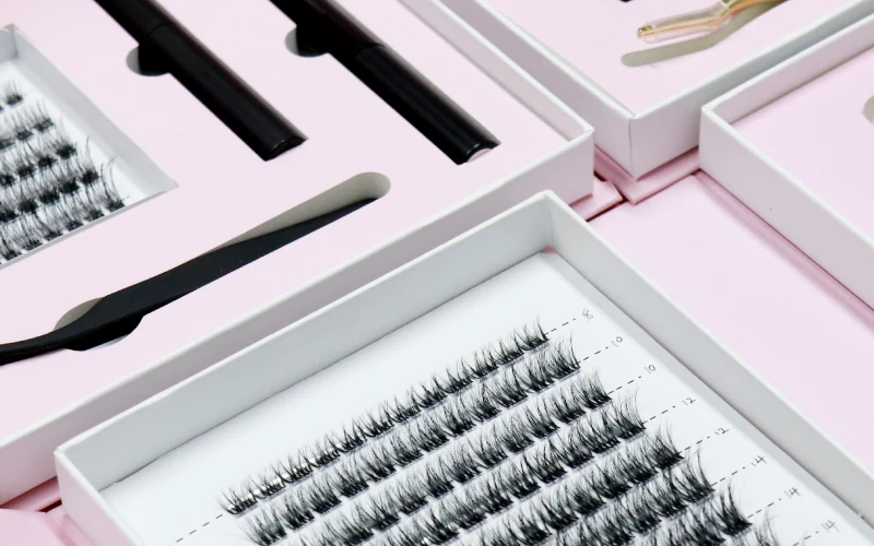 diy cluster eyelashes