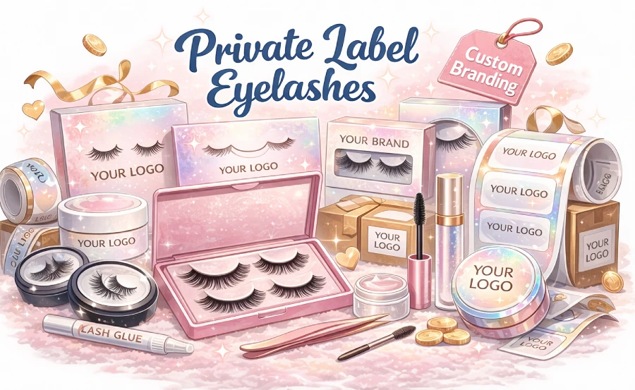private label eyelashes