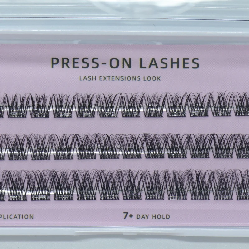 dark brown cluster lashes