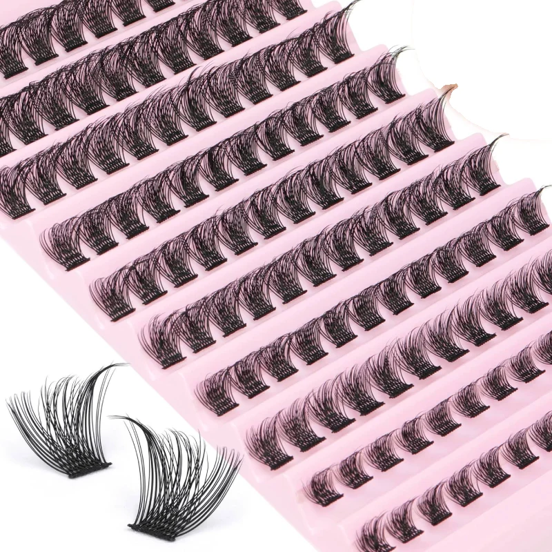 wispy lash clusters