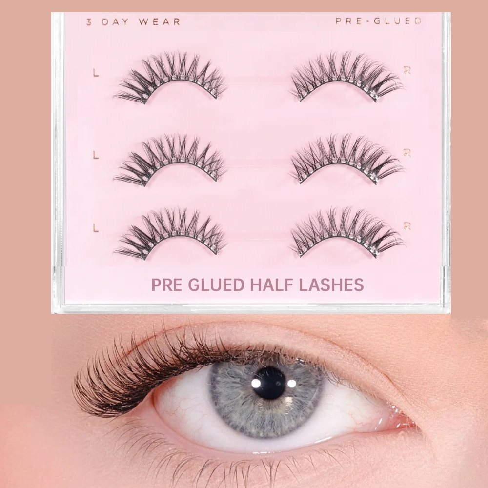 Pre Glued Half Lashes factory