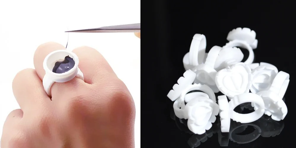 glue rings for eyelash extensions