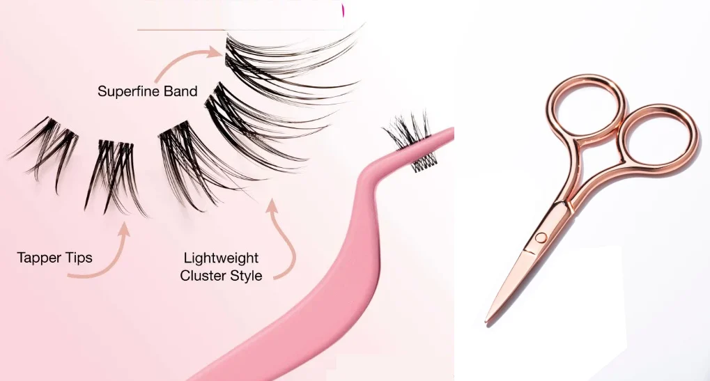 how to trim lash clusters