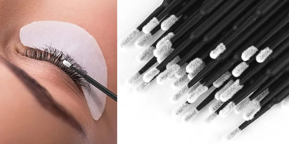 micro swab for eyelashes extension