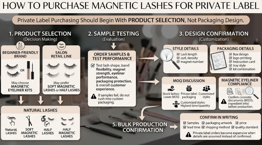 How to Purchase Magnetic Lashes for Private Label