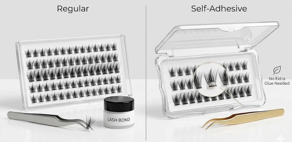 Regular vs Self Adhesive