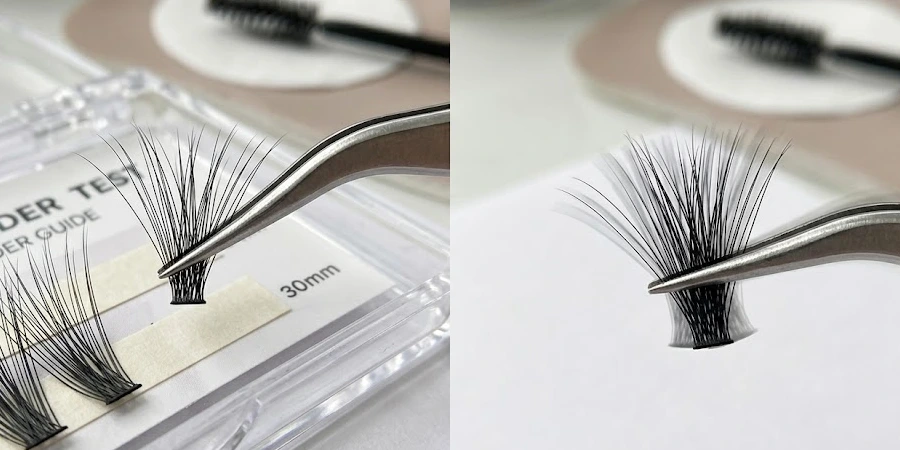 how to check whether cluster lashes fall apart