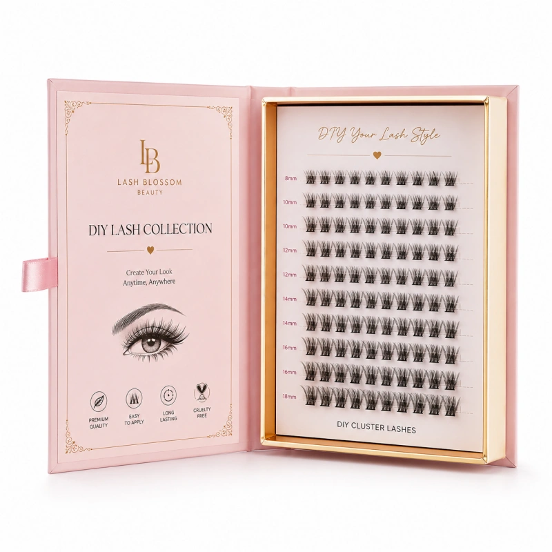lash book packaging